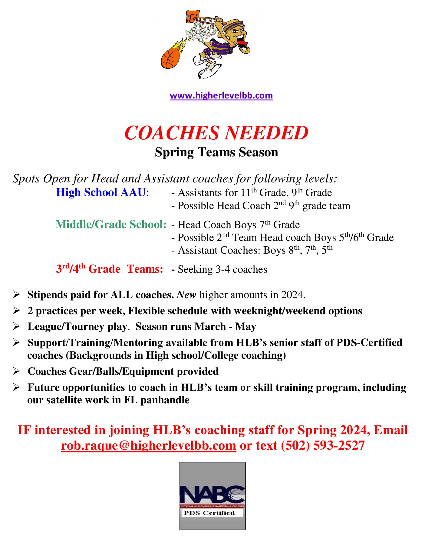 HLNCOACHESPromospring2024 MidAmerica Sports Center